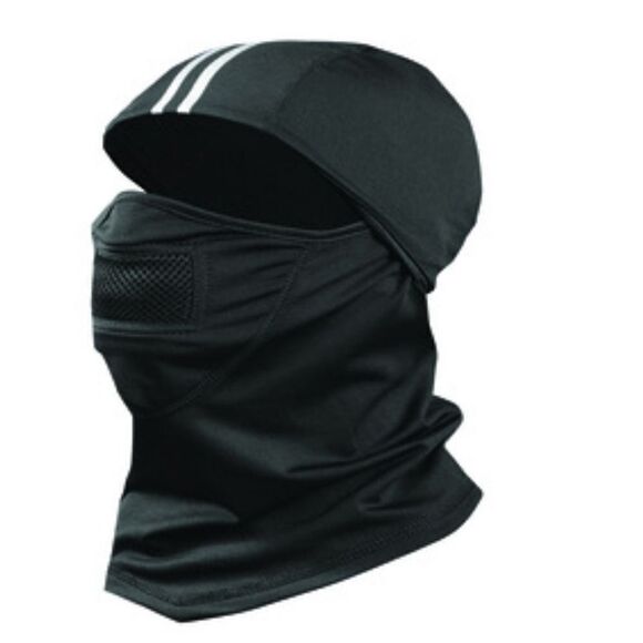 Occunomix Cold Stress Balaclava - Reflective Stripe - Wear 3 Ways - Black - Picture 1 of 7